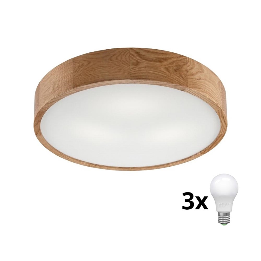 Brilagi - LED taklampa CARVALHO 3xE27/60W/230V ek diameter 47,5 cm