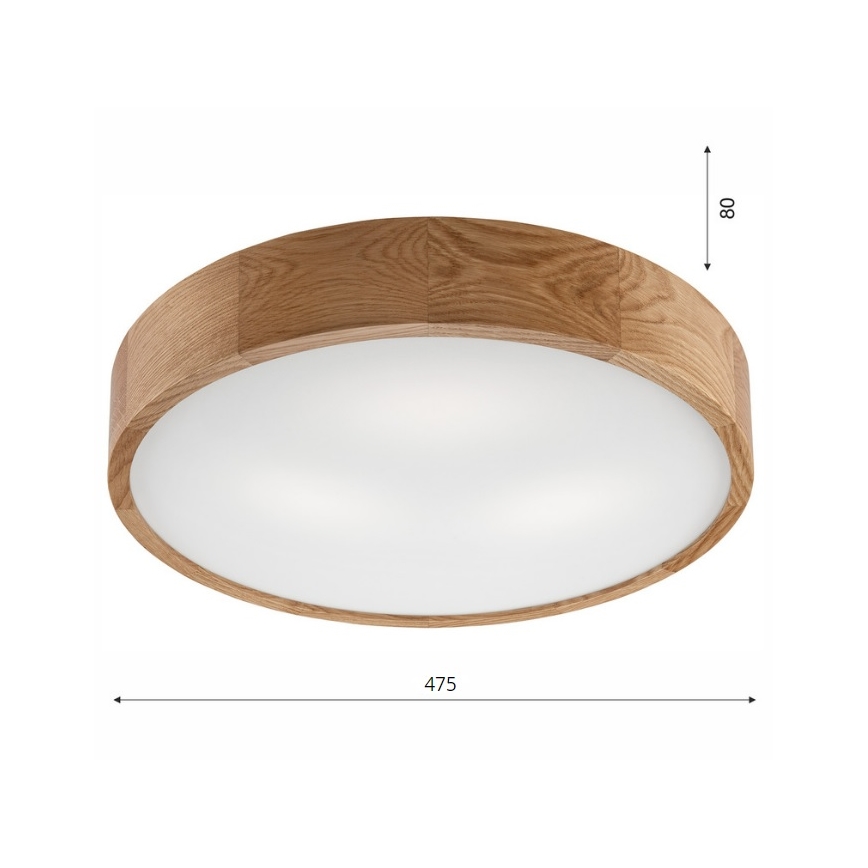 Brilagi - LED taklampa CARVALHO 3xE27/60W/230V ek diameter 47,5 cm