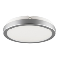 Brilagi - LED taklampa för badrum PERA 18W/230V diameter 22 cm IP65 silver