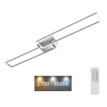 Brilo - Dimbar LED ytmonterad ljuskrona FRAME 2xLED/20W/230V 2700-5000K + fjärrkontroll