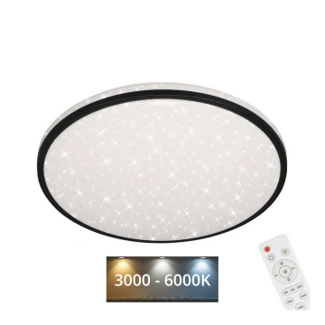 Brilo - LED Dimbar taklampa STARRY SKY LED/24W/230V 3000-6000K + fjärrkontroll