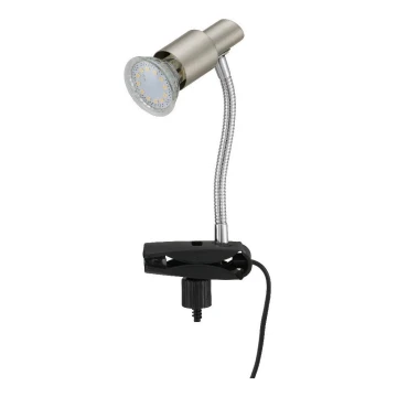 Briloner 2877-012P - Barn LED-Lampa med klämma SIMPLE 1xGU10/3W/230V