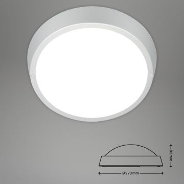 Briloner 3018-014 - LED taklampa för badrum HAGEN LED/24W/230V IP44 vit