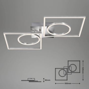 Briloner 3135-018 - LED Dimbar taklampa FRAME LED/43,8W/230V 3000K