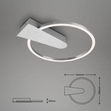 Briloner 3542-018 - LED Dimbar taklampa NICO LED/12W/230V krom