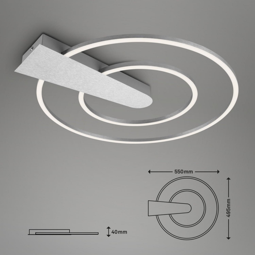 Briloner 3543-018 - LED Dimbar taklampa NICO LED/25W/230V krom