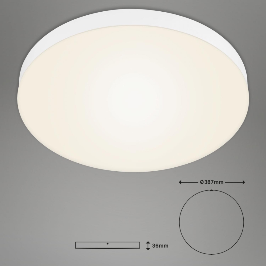 Briloner 7068-016 - LED taklampa FLAME LED/24,5W/230V 3000K diameter 38 cm vit