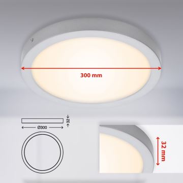 Briloner 7141-014 - LED taklampa FIRE LED/21W/230V 3000K