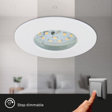 Briloner 7295-016 - LED Ljusreglerad bathroom infälld belysning ATTACH LED/6,5W/230V IP44