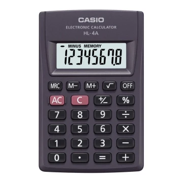 Casio - Fickminiräknare  1xLR54 svart 
