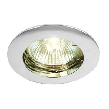 Deko-Light 120018 - Infälld lampa RUND 1xGU5,3-MR16/35W/12V skinande krom