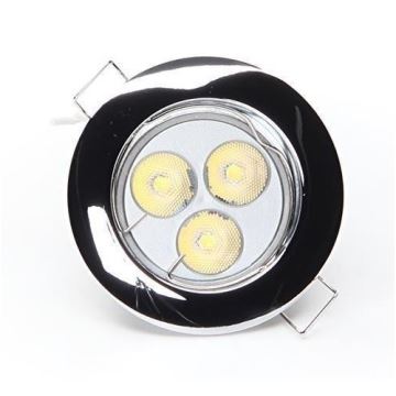 Deko-Light 120018 - Infälld lampa RUND 1xGU5,3-MR16/35W/12V skinande krom