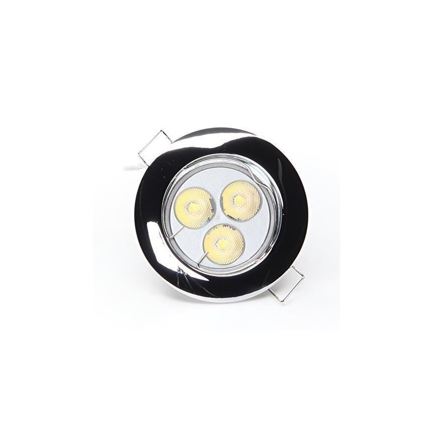 Deko-Light 120018 - Infälld lampa RUND 1xGU5,3-MR16/35W/12V skinande krom