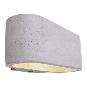 Deko-Light 341176 - Vägglampa ATRIA 1xG9/25W/230V betong