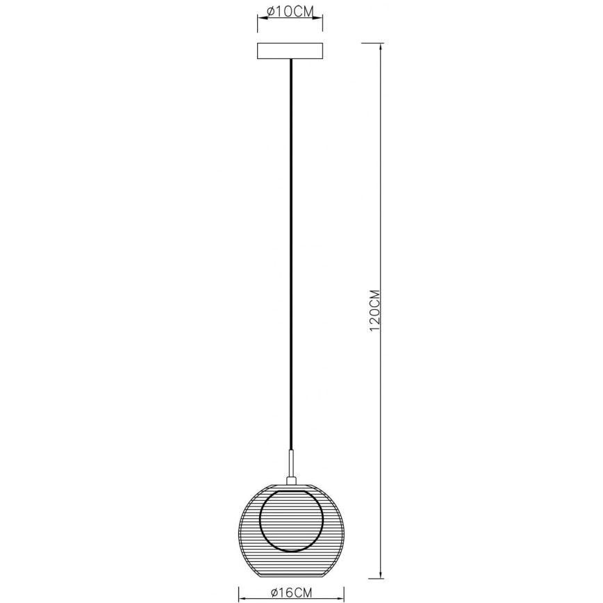 Deko-Light 342029 - Ljuskrona med textilsladd FILO 1xG9/40W/230V diameter 16 cm silver