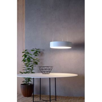 Deko-Light 342122 - LED ljusreglerad ljuskrona på textilsladd SCULPTORIS LED/27W/230V 3000K diameter 45 cm