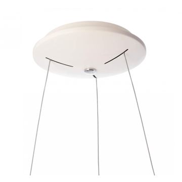 Deko-Light 342122 - LED ljusreglerad ljuskrona på textilsladd SCULPTORIS LED/27W/230V 3000K diameter 45 cm