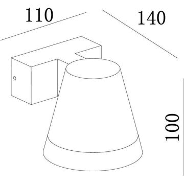 Deko-Light 731076 - LED vägglampa för utomhusbruk SERPENTIS LED/6,2W/230V IP54 svart