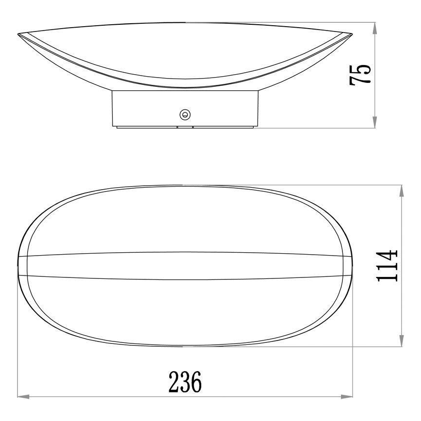 Deko-Light 731078 - LED vägglampa för utomhusbruk AVIOR LED/12,7W/230V IP54 antracit