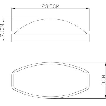 Deko-Light 731092 - LED vägglampa för utomhusbruk ERIDANI LED/13W/230V IP44 antracit