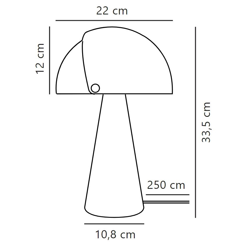 DFTP by Nordlux - Bordslampa ALIGN 1xE27/25W/230V beige