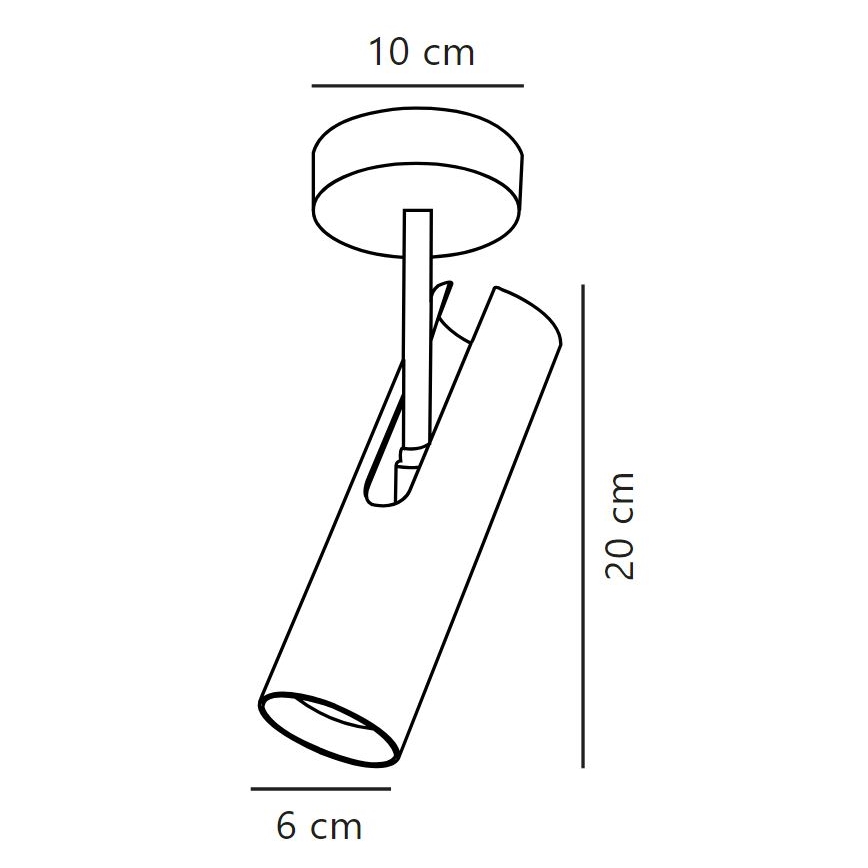 DFTP by Nordlux - Spotlight MIB 1xGU10/8W/230V svart