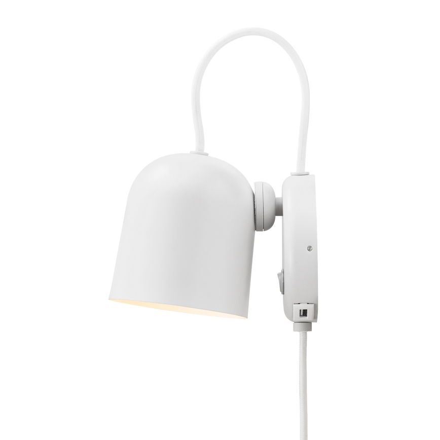 DFTP by Nordlux - Väggspotlight med USB port ANGLE 1xGU10/25W/230V vit