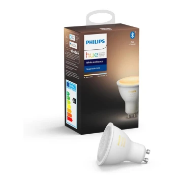 Dimbar LED-lampa Philips Hue Vit AMBIANCE 1xGU10/4,3W/230V 2200-6500K