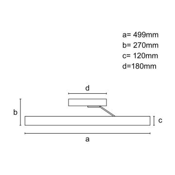 LED Ljusreglerad kristall fäst ljuskrona LED/75W/230V 3000-6500K krom + fjärrkontroll