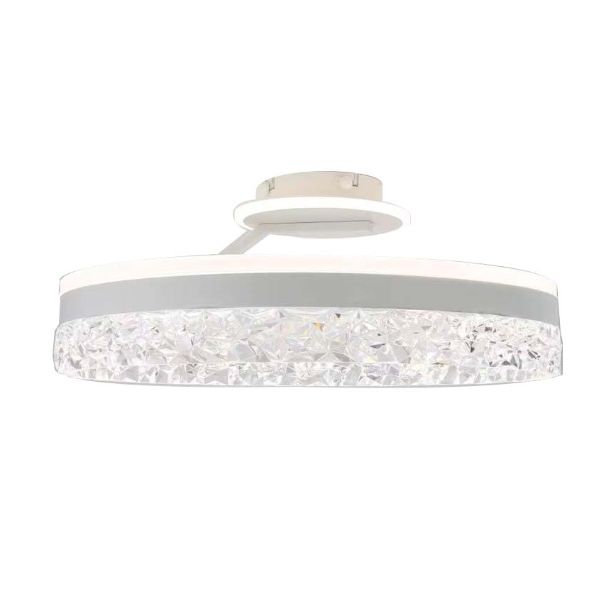 Dimbar LED ytmonterad ljuskrona LED/86W/230V 3000-6500K vit + fjärrkontroll