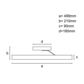 Dimbar LED ytmonterad ljuskrona LED/86W/230V 3000-6500K vit + fjärrkontroll