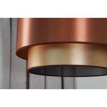 Duolla - Fäst ljuskrona COPPER SHINY 1xE27/15W/230V koppar