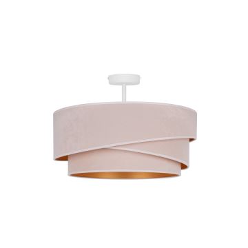 Duolla - Fäst ljuskrona KOBO 1xE27/15W/230V diameter 45 cm grädde