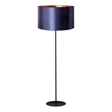 Duolla - Golv lampa CANNES 1xE27/15W/230V 45 cm lila/koppar/svart