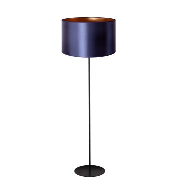 Duolla - Golv lampa CANNES 1xE27/15W/230V 45 cm lila/koppar/svart