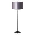 Duolla - Golvlampa CANNES 1xE27/15W/230V 45 cm silver/svart