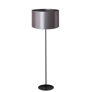 Duolla - Golvlampa CANNES 1xE27/15W/230V 45 cm silver/svart