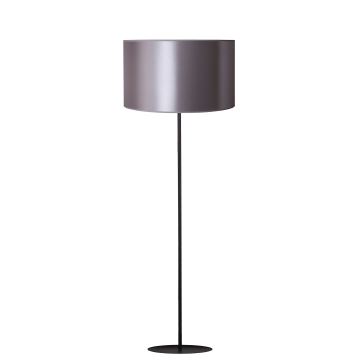 Duolla - Golvlampa CANNES 1xE27/15W/230V 45 cm silver/svart