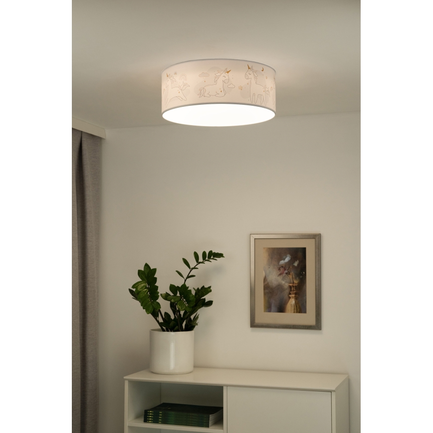 Duolla - LED takbelysning för barn CORTINA LED/26W/230V diameter 40 cm 4000K