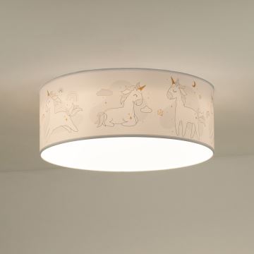 Duolla - LED takbelysning för barn CORTINA LED/26W/230V diameter 40 cm 4000K