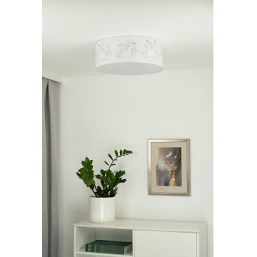 Duolla - LED takbelysning för barn CORTINA LED/26W/230V diameter 40 cm 4000K