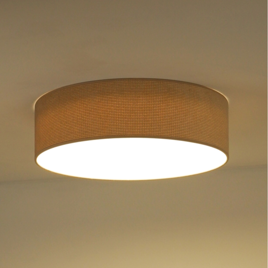 Duolla - LED taklampa CORTINA LED/26W/230V diameter 30 cm 4000K beige