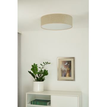 Duolla - LED taklampa CORTINA LED/26W/230V diameter 30 cm 4000K beige