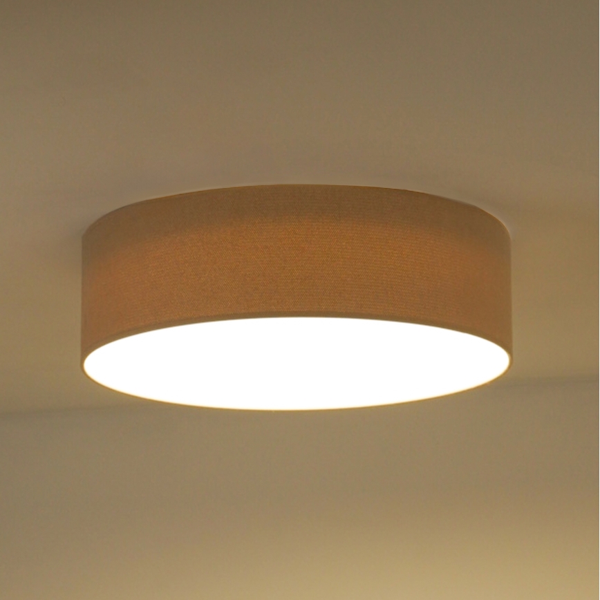 Duolla - LED taklampa CORTINA LED/26W/230V diameter 30 cm 4000K beige