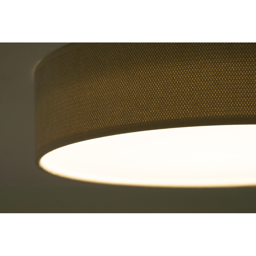 Duolla - LED taklampa CORTINA LED/26W/230V diameter 30 cm 4000K beige