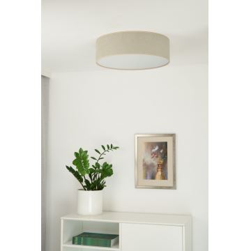 Duolla - LED taklampa CORTINA LED/26W/230V diameter 30 cm 4000K beige