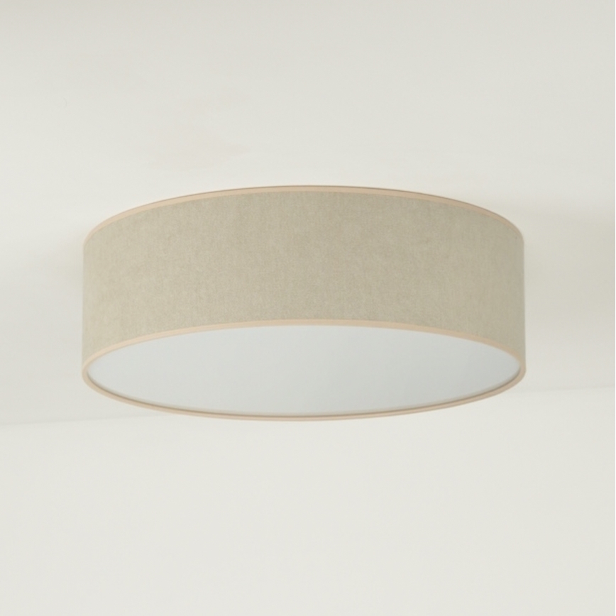 Duolla - LED taklampa CORTINA LED/26W/230V diameter 30 cm 4000K beige