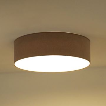 Duolla - LED taklampa CORTINA LED/26W/230V diameter 30 cm 4000K brun