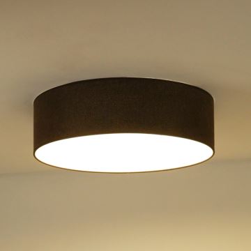 Duolla - LED taklampa CORTINA LED/26W/230V diameter 30 cm 4000K brun