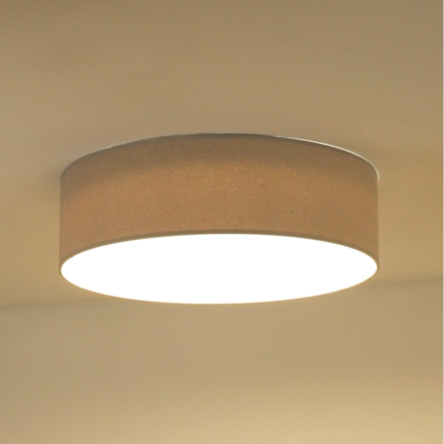 Duolla - LED taklampa CORTINA LED/26W/230V diameter 30 cm 4000K grå